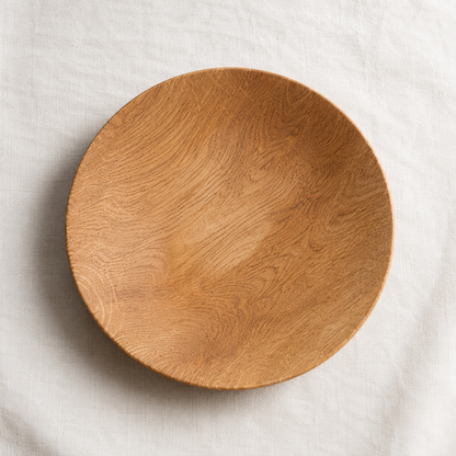 Obstschale aus Eiche – Unikat Ø 30 cm