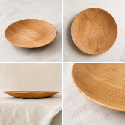 Obstschale aus Eiche – Unikat Ø 30 cm